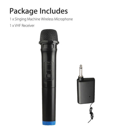 Wireless Bluetooth Karaoke Microphone - Handheld Mic with Receiver System
