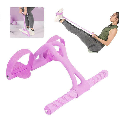 Pedal Resistance Belt Sit-Up Trainer for Yoga & Home Fitness