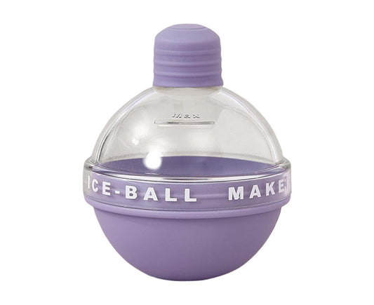 2Pcs Ice Cube Mold Reusable DIY Creative Light Bulb Shape Ice Ball Maker Household Supplies -Purple