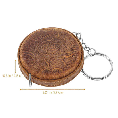 Mini Retractable Tape Measure Vintage Measuring Tape with Keychain Portable