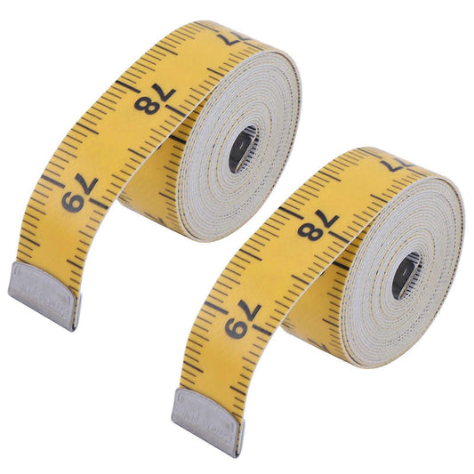 2 Pack Sewing Tape Measures 60inch Double Scale Soft Cloth Measuring Tape