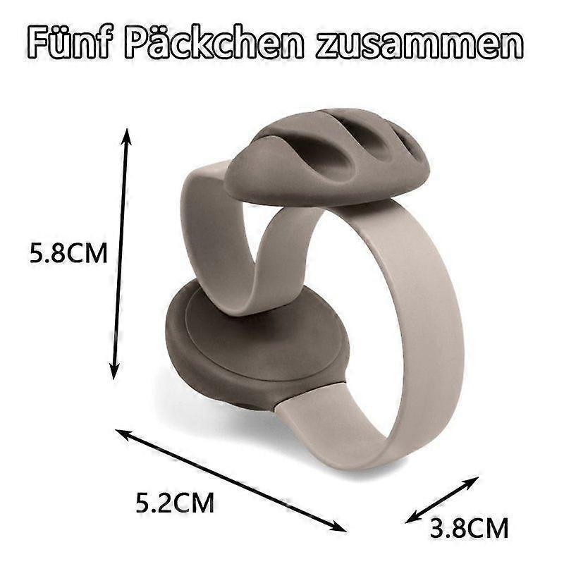 5pcs Cable Holders Non-Adhesive Wire Organizer Clips for Home & Office