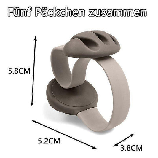 5pcs Cable Holders Non-Adhesive Wire Organizer Clips for Home & Office