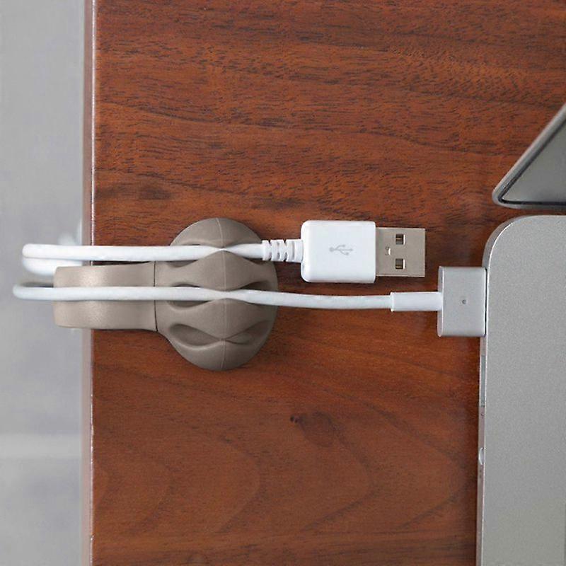5pcs Cable Holders Non-Adhesive Wire Organizer Clips for Home & Office