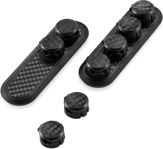 2pcs grip Cable Holders Black Cord Organizer for Desktop or Nightstand