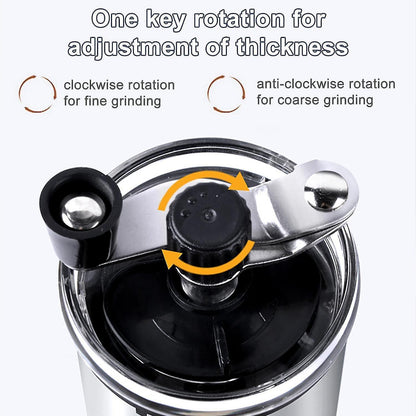 Manual Coffee Grinder - Hand Coffee Mill Bean Grinder for Drip & French Press