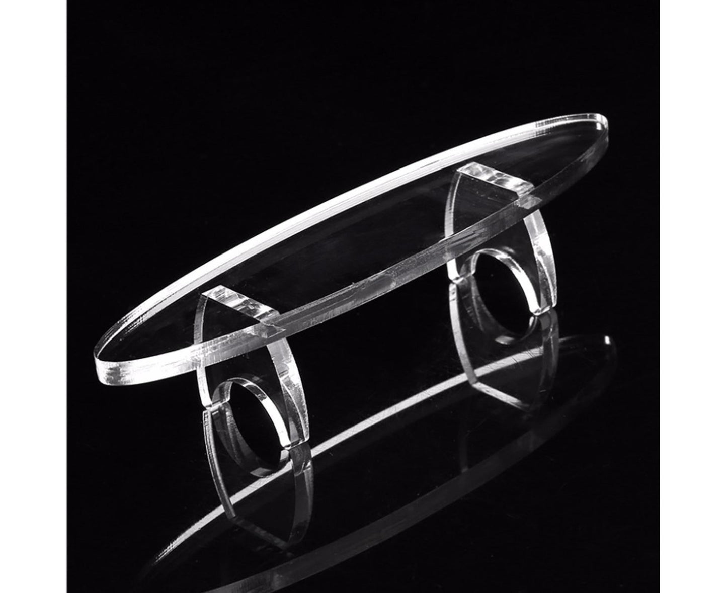 Showing Stand Sturdy Decorative 8mm Acrylic Durable Display Stand for Living Room-Transparent
