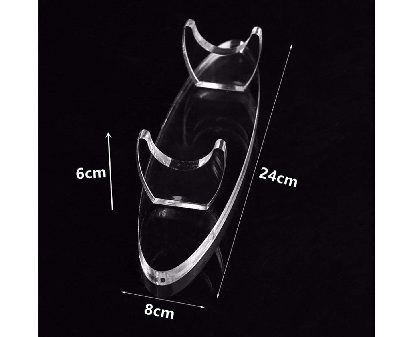 Showing Stand Sturdy Decorative 8mm Acrylic Durable Display Stand for Living Room-Transparent