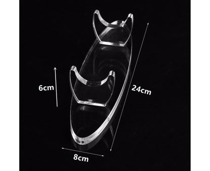 Showing Stand Sturdy Decorative 8mm Acrylic Durable Display Stand for Living Room-Transparent