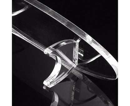 Showing Stand Sturdy Decorative 8mm Acrylic Durable Display Stand for Living Room-Transparent