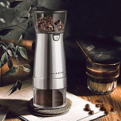Electric Coffee Grinder - Portable Automatic Bean Grinder for Coffee & Spices