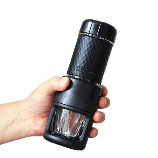 Manual Coffee Grinder - Hand Capsule Coffee Maker & Seasoning Grinder Combo Tool