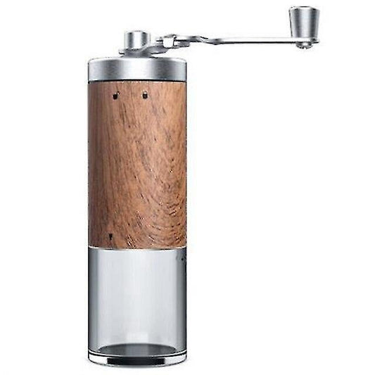 Manual Coffee Grinder - Burr Hand Mill, Portable Grinder for Travel and Camping
