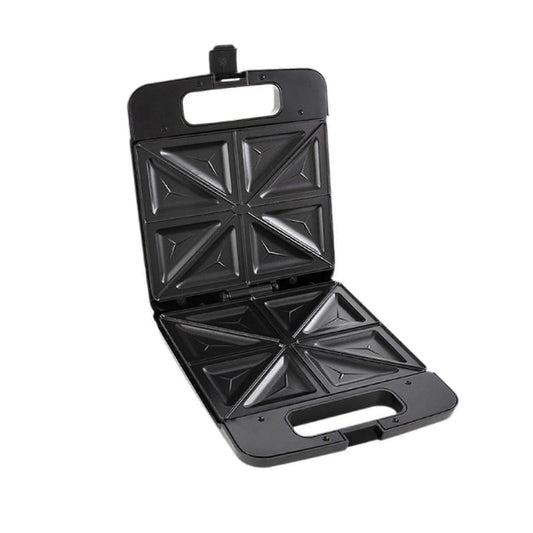 Triangle Waffle Maker with Handle - Portable Nonstick Waffle Iron for Home & Restaurant