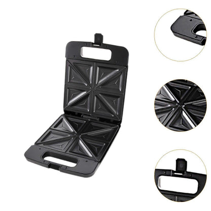 Triangle Waffle Maker with Handle - Portable Nonstick Waffle Iron for Home & Restaurant
