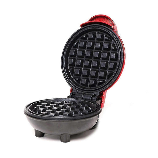 WXH Mini Waffle Maker - Electric Nonstick Round Waffle Grill Machine, Compact Design
