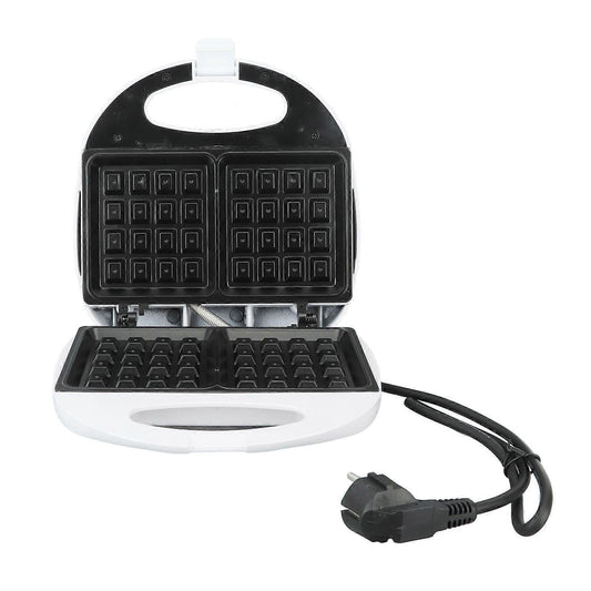750W Mini Waffle Maker - Nonstick Aluminum Alloy Waffle Iron for Breakfast, Easy to Use
