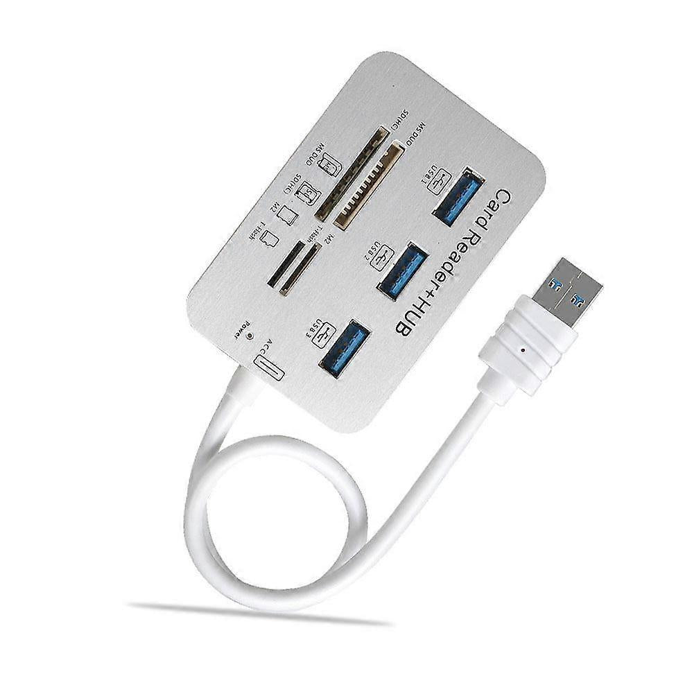 USB 3.0 HUB Combo Micro SD TF Memory Card Reader for Laptop Computer