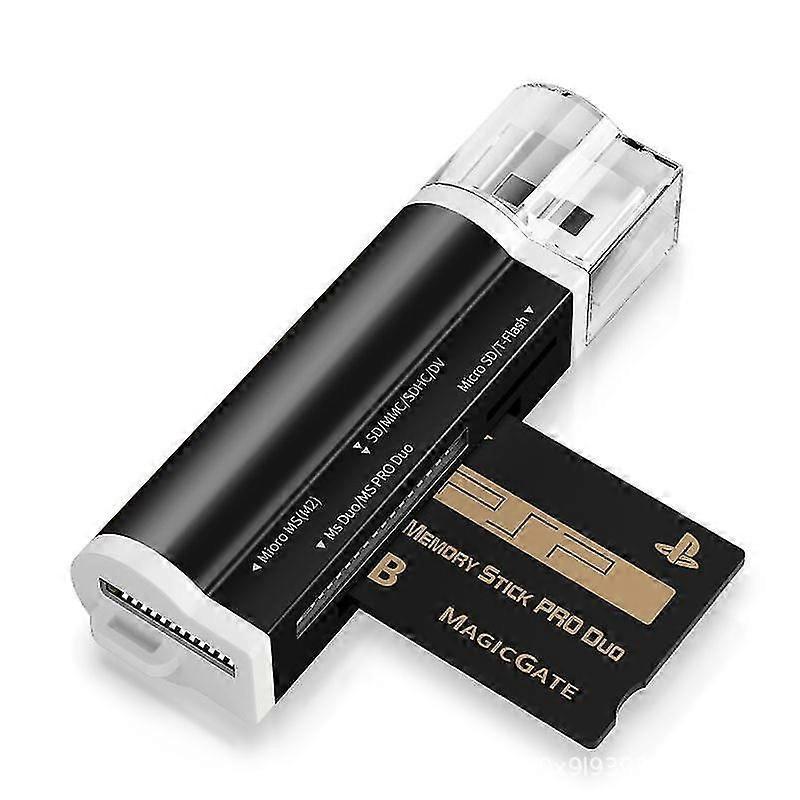 USB Micro SDHC MS Card Reader Adapter for Memory Cards and Computers