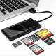 7-in-1 Mobile Phone Card Reader, TF SD Adapter for Data Storage and Transfer
