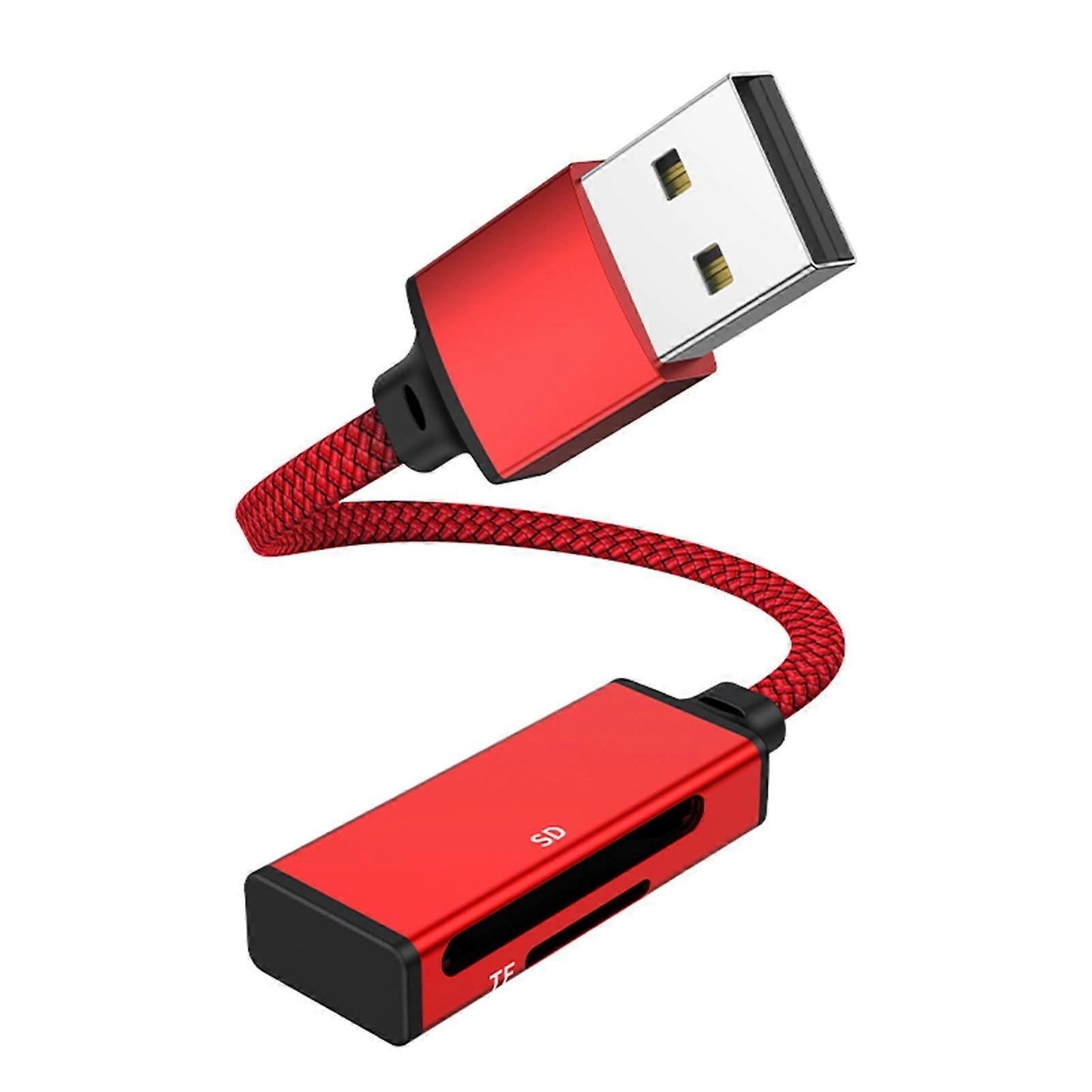 2-in-1 USB & USB-C TF/SD Card Reader Adapter for Laptop, Phone, Tablet
