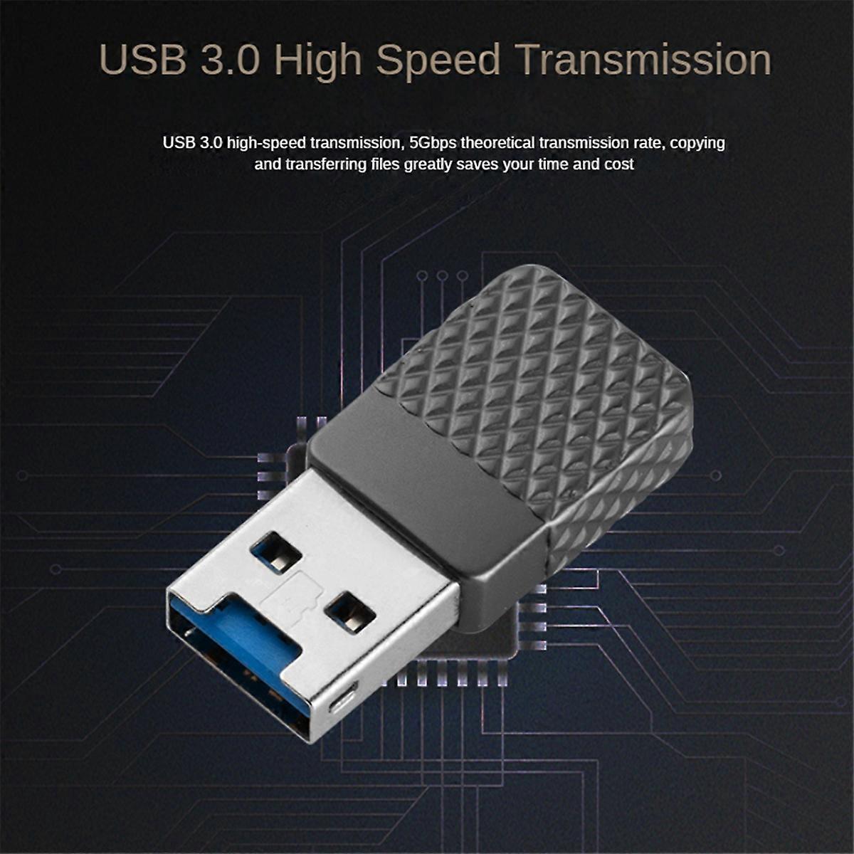 USB 3.0 Memory Card Reader Adapter for TF SD Cards, Plug and Play