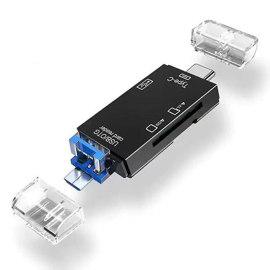 USB C SD Card Reader, USB 2.0 TF/Micro SD Memory Adapter for Phone Tablet Laptop