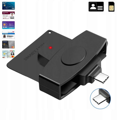 Driver Card Reader USB Adapter, Plug & Play ID/Access Cards