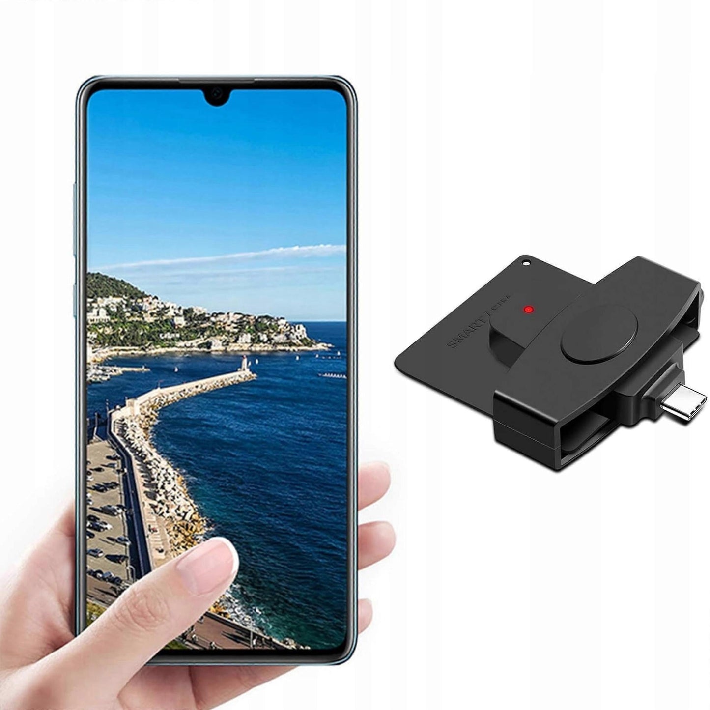 Driver Card Reader USB Adapter, Plug & Play ID/Access Cards