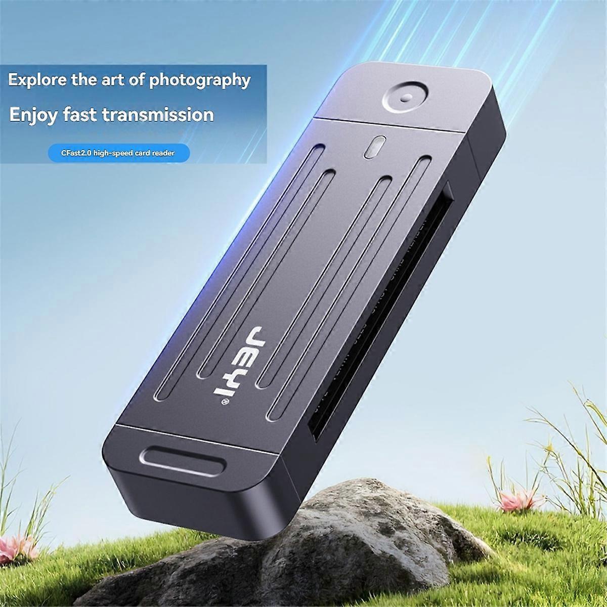 2.0 Card Reader for DSLR Camera, High-Speed Memory Adapter
