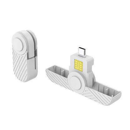 USB C Card Reader, Foldable DOD CAC Bank Chip Card Reader