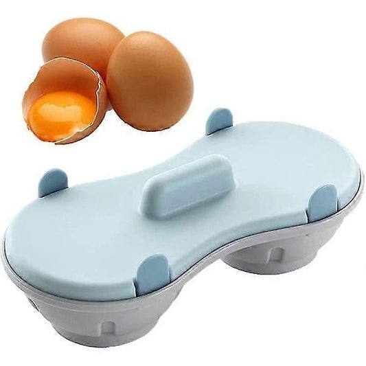 Microwave Double Cup Plastic Egg Cooker for Quick Cooking