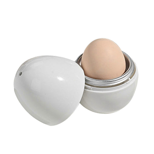 1/4 Egg Microwave Cooker with Lid, Quick Boiled Egg Maker