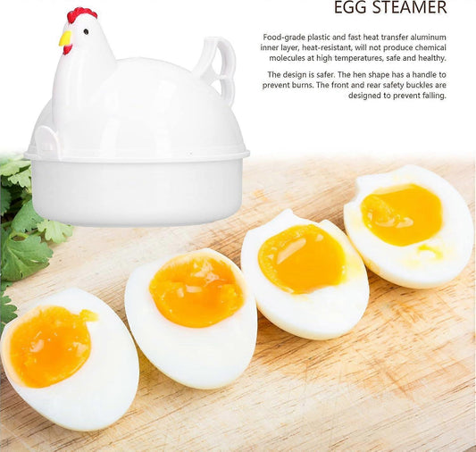 Microwave Egg Boiler Poacher, 4-Egg Cooking Capacity