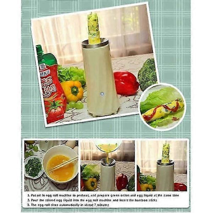 Stainless Steel Electric Egg Cooker, Automatic Breakfast Maker