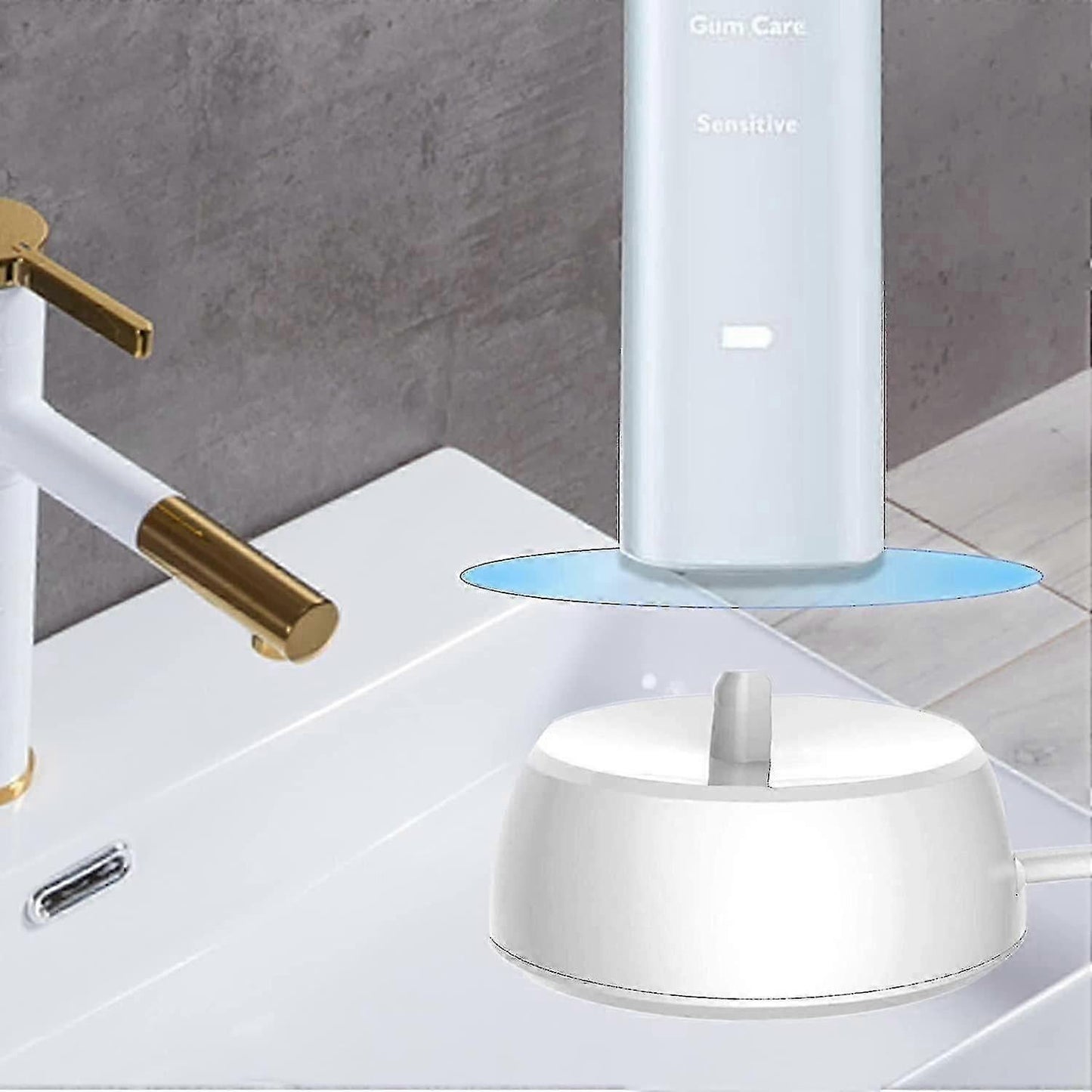 Inductive Charging Station & Power Cable for Electric Toothbrush