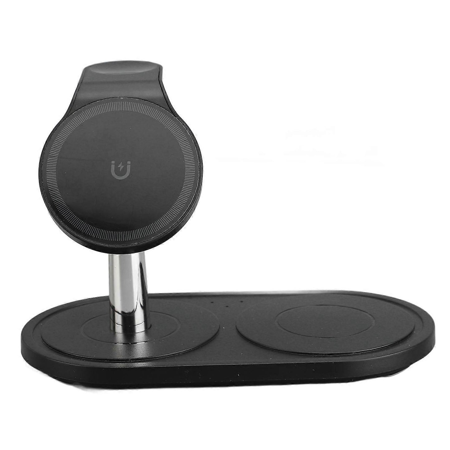 3-in-1 Charging Station for Phone, Watch & Earbuds, Black