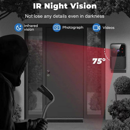 Video Doorbell Security Camera, Long Lasting Battery