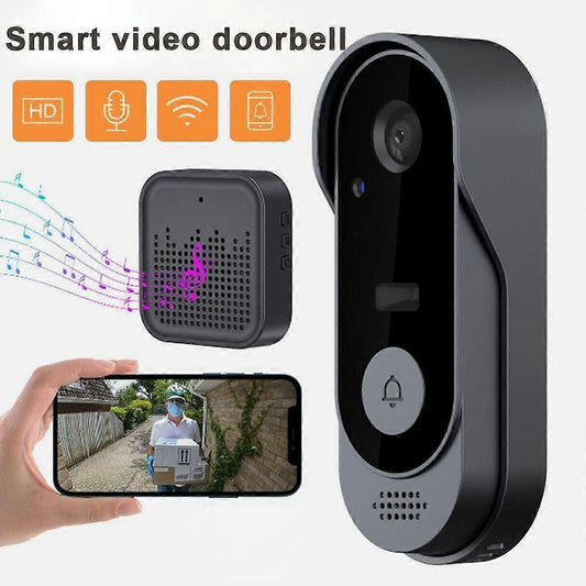 Smart Video Doorbell, Rechargeable Wireless Camera Doorbell