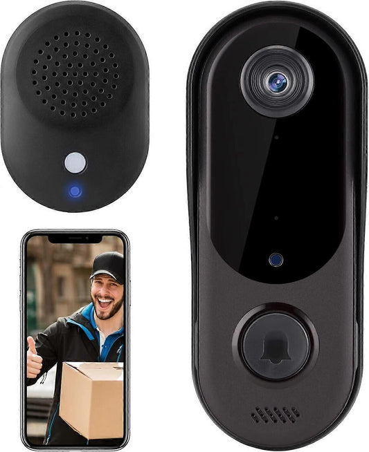 Smart Wireless Video Doorbell, WiFi Home Intercom, HD Night Vision