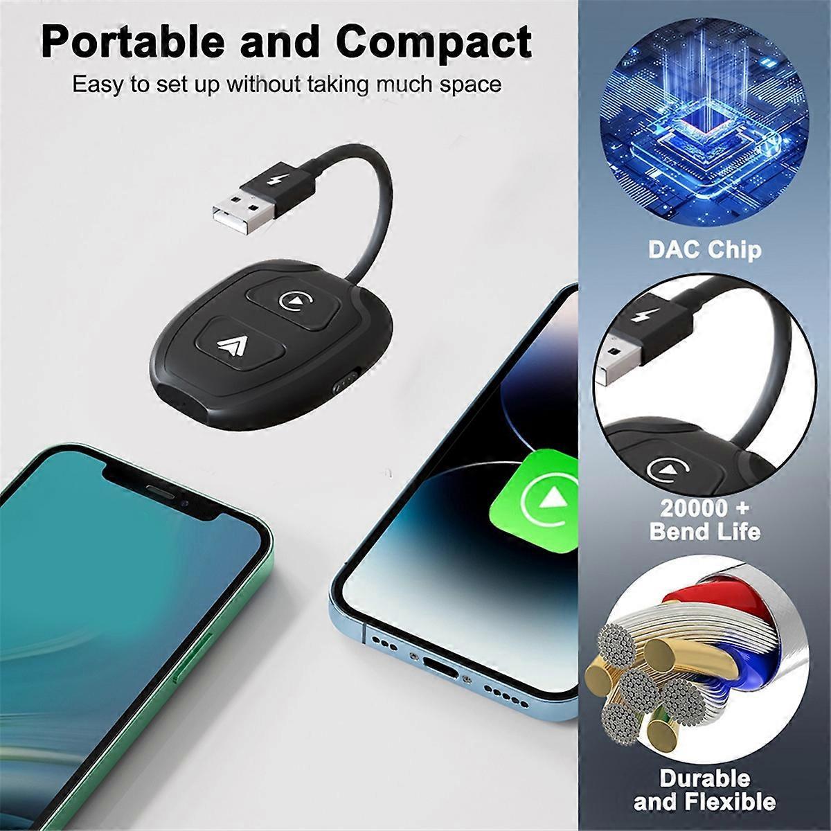 Wireless CarPlay Video Adapter, Smart CarPlay Box Converter