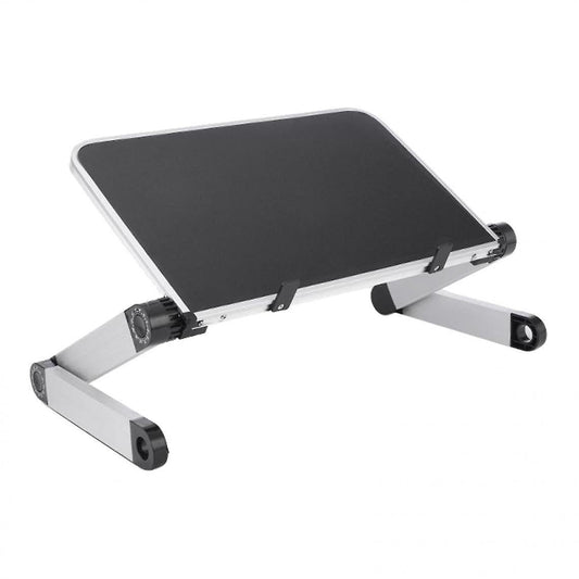 Foldable Height Adjustable Laptop Stand, White