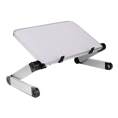 Foldable Height Adjustable Laptop Stand, White