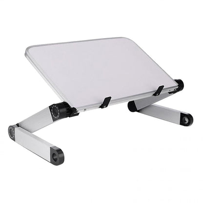 Foldable Height Adjustable Laptop Stand, White