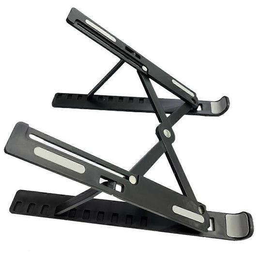 Foldable Adjustable ABS Laptop Stand, Ergonomic Tablet/Computer Holder