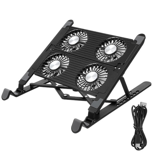 Laptop Cooling Pad with Fan, Portable Desk Stand