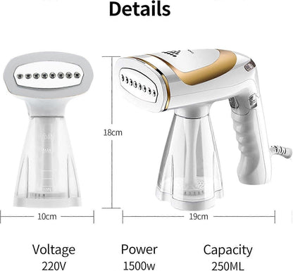 Foldable Handheld Garment Steamer 250ml Tank Portable Clothes Steamer for Travel