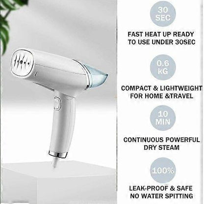 Foldable Travel Handheld Steamer for Garments Clothes Fabric Home Iron