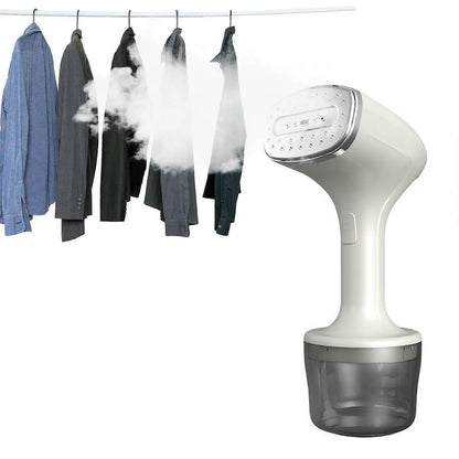 Stainless Steel Handheld Fabric Steamer Portable Travel Clothes Steamer White