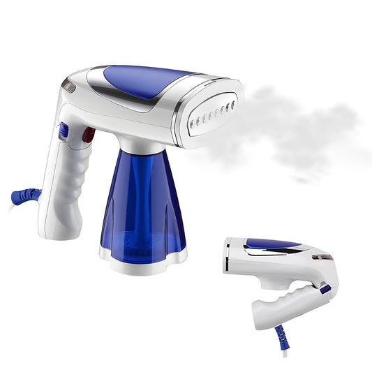 1600W Foldable Handheld Steamer for Clothes 40s Heat Up Wrinkle Remover with Brush